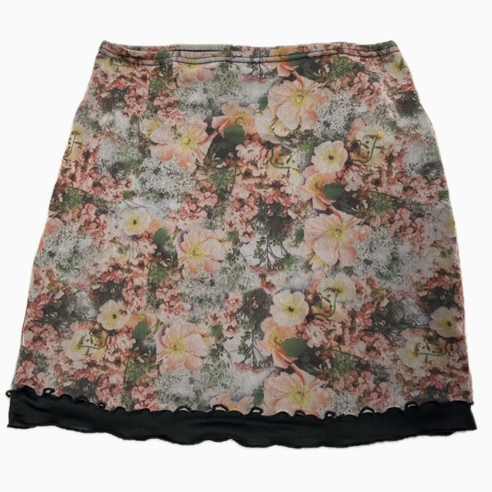 Floral Print Skirt
